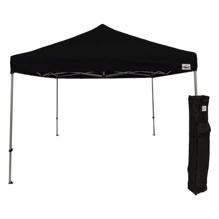 Impact Canopy Evento Kit 10 FT x 10 FT, Steel Canopy with Roller Bag , Black 040350012
